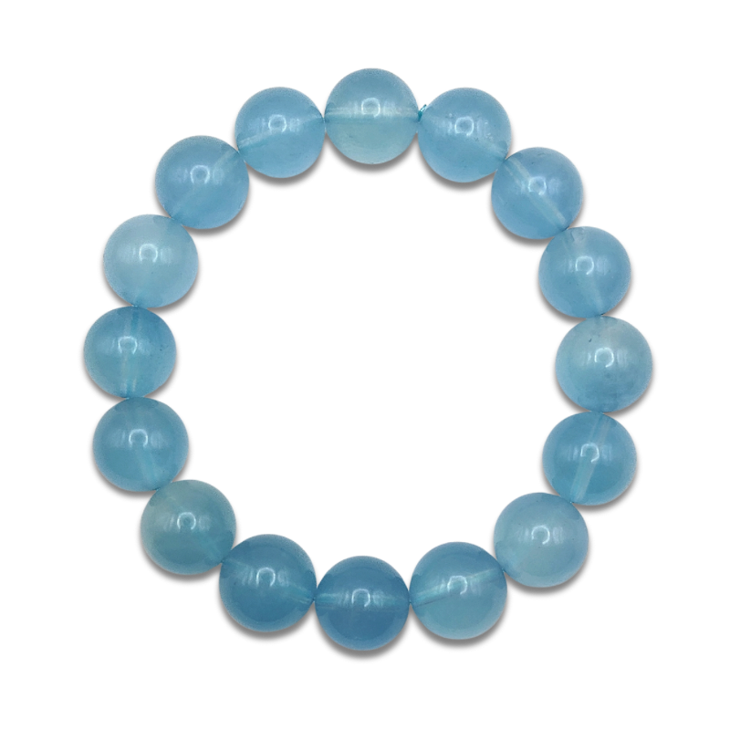 Iced Aquamarine Bracelet